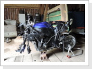 Rahmenvermessung an Yamaha R1, Rahmen ist maßhaltig Rahmenvermessung an Yamaha R1, Rahmen ist maßhaltig